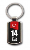 Schlüsselanhänger Türkei Bolu 14 Türkiye Plaka 