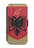 Sony Xperia Albanien Fahne 12 Flipcase Tasche Flip Hülle Case Cover Schutz Handy