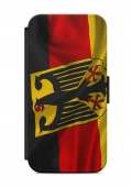 Huawei Deutschland Fahne V3 Flipcase Tasche Flip Hülle Case Cover Schutz Handy