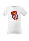 T-Shirt Serbien Serbia Srbija Belgrad Fahne Flag