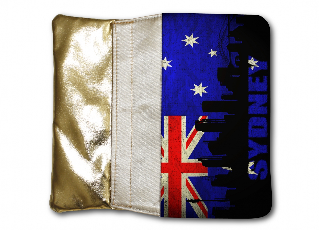 Damen Tasche GOLD Portemonnaie Australien Sydney 1 