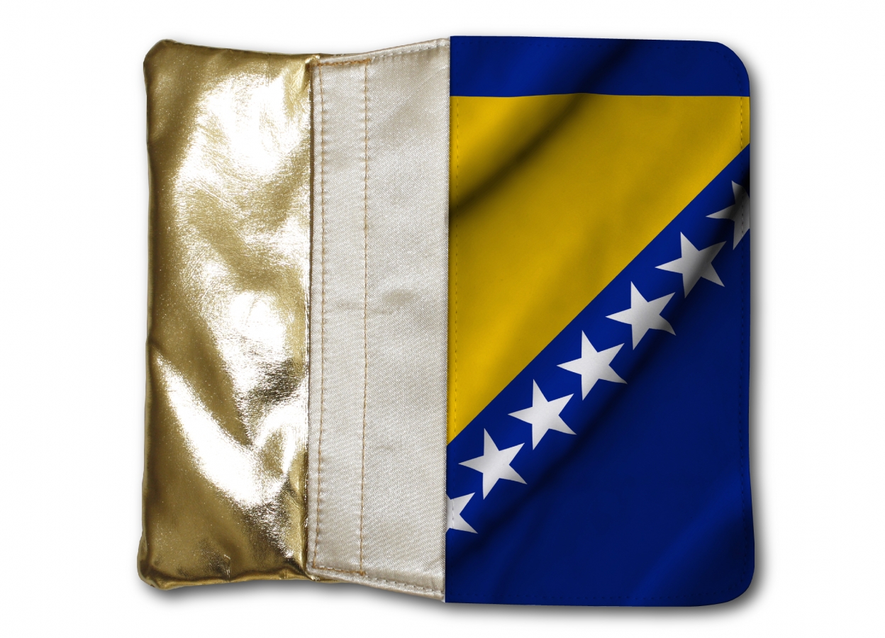 Damen Tasche GOLD Portemonnaie Bosnien BIH 1 