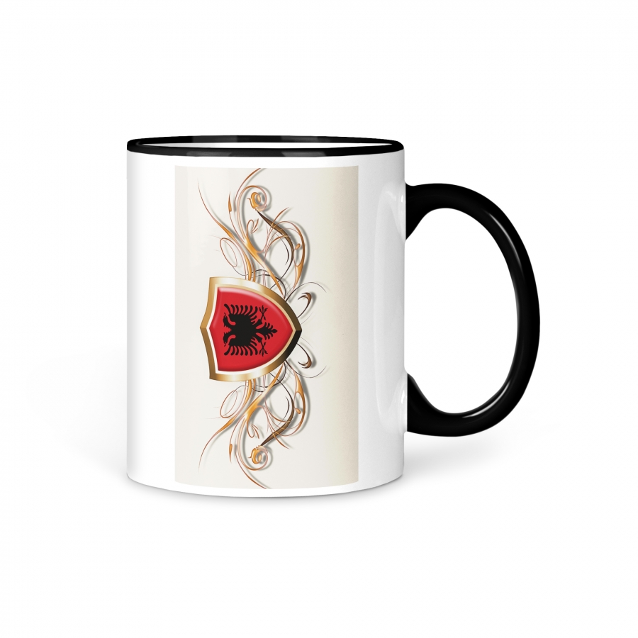 TASSE Kaffeetasse Albanien Fahne 3