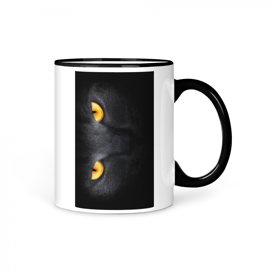 TASSE Kaffeetasse Black Cat Katze