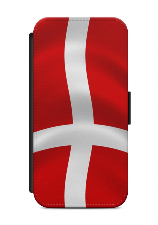 Huawei Dänemark Fahne Flipcase Tasche Flip Hülle Case Cover Schutz Handy