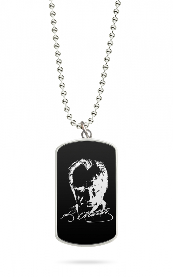 Kette Dog Tag Anhänger Atatürk Türkiye 6 