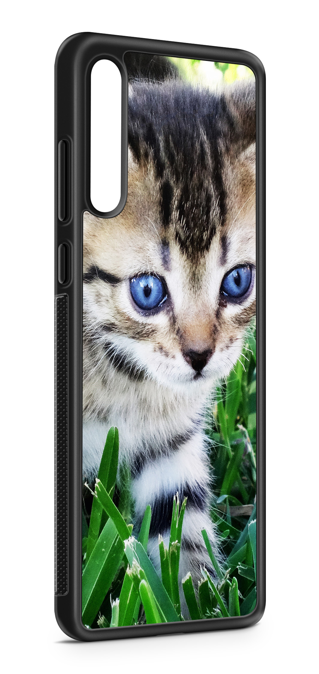 Huawei Silikon Slim Handyhülle Case Cover Schutz Katze