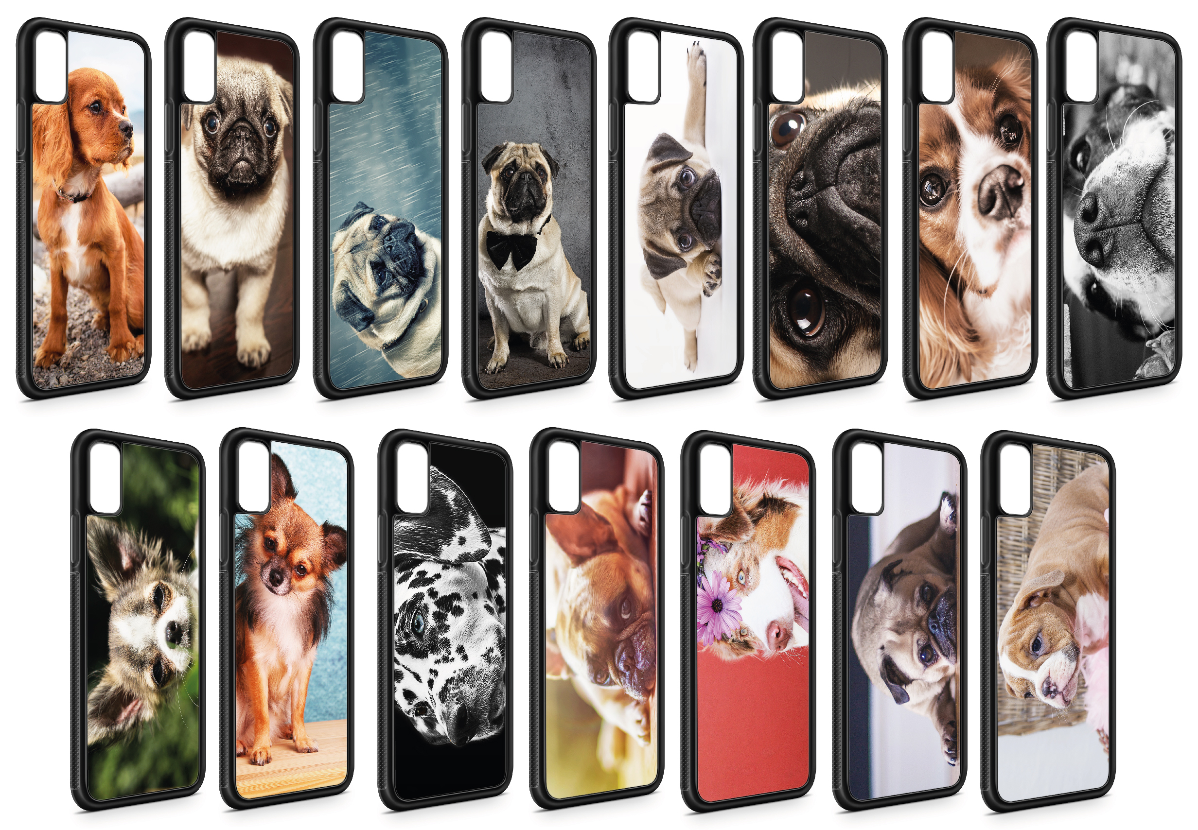 iPhone Silikon Slim Handyhülle Case Cover Schutz Hund Dog Mops Motiv eBay